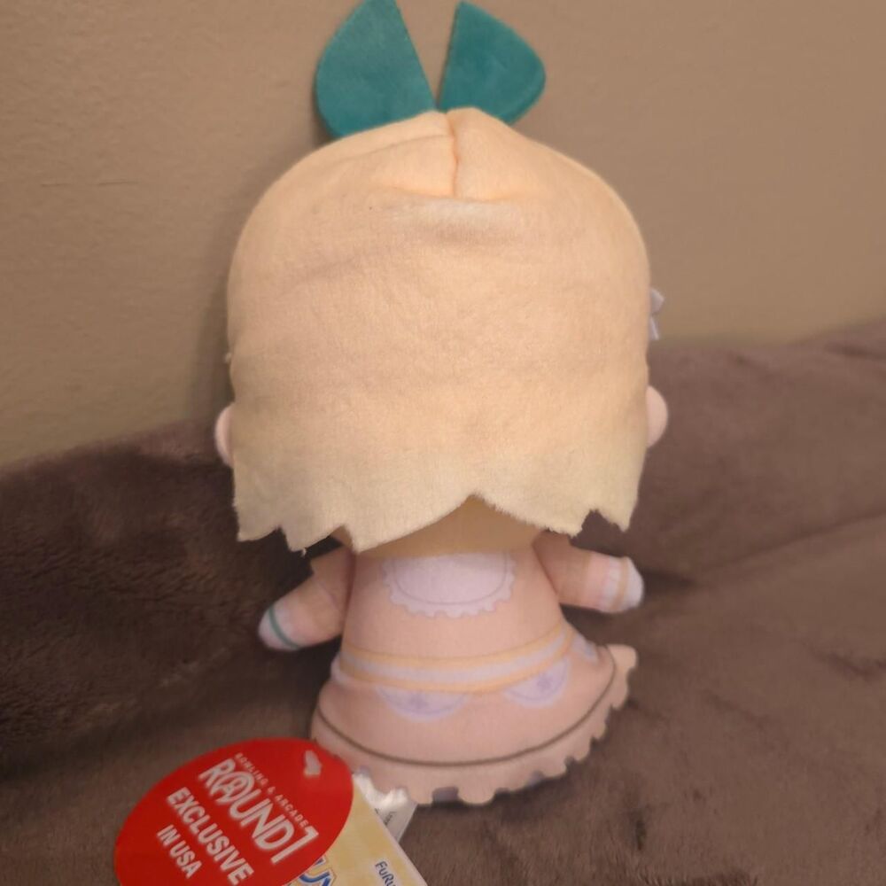 Citrus Kagamine Rin 6.3” Vocaloid x Round1 Exclusive Plush, New With Tags - Picture 5 of 5